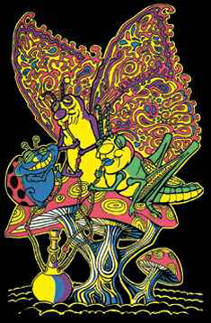Wondershroom Black Light Poster
