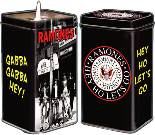 The Ramones Scented Candle Tin