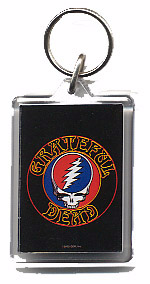 Grateful Dead Steal Your Face Plastic Key Chain