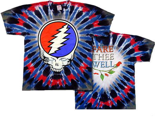 Grateful Dead Steal Your Tears Tie Dye Short Sleeve Shirt