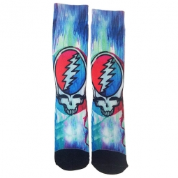 Grateful Dead Steal Your Face Tie Dye Socks