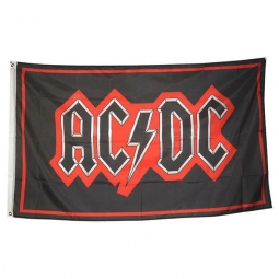 AC/DC Logo Flag