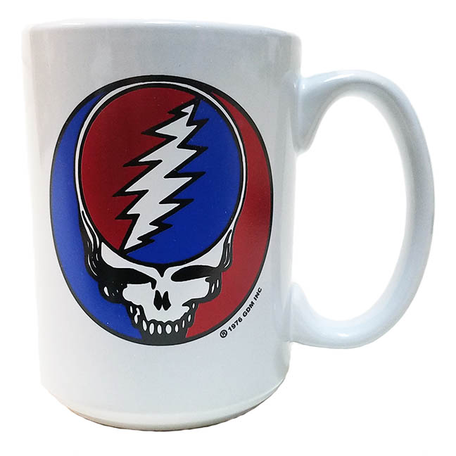 Grateful Dead Steal Your Face 16 Oz. White Mug