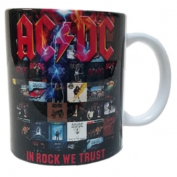 AC/DC In Rock We Trust 11 Oz. Mug
