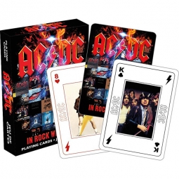 AC/DC In Rock We Trust Playing Cards