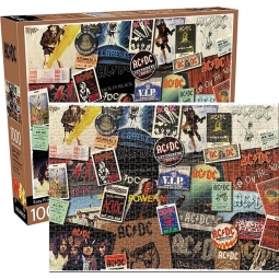 AC/DC Albums 1000 Piece Puzzle