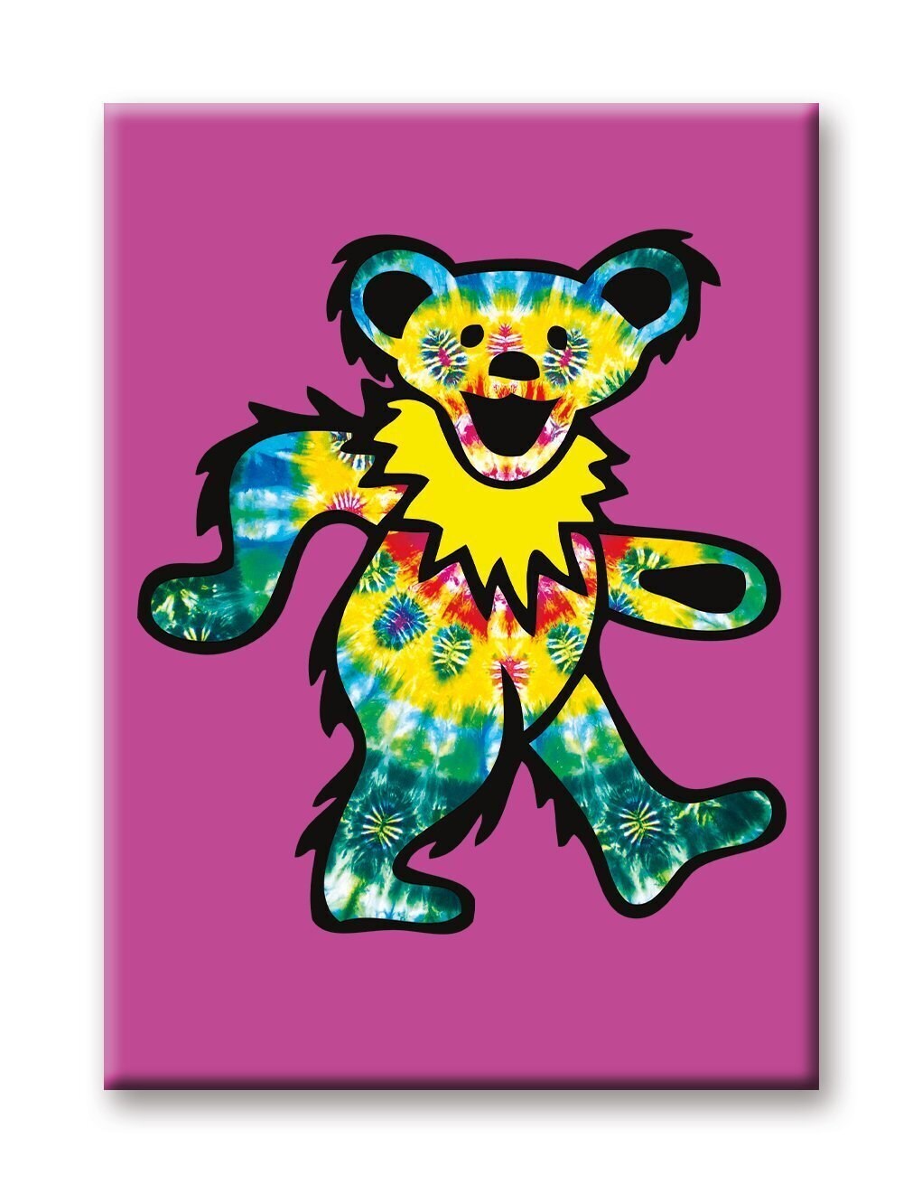 Grateful Dead Fractal Bear Magnet