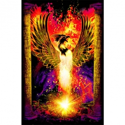Phoenix Rebirth Black Light Poster