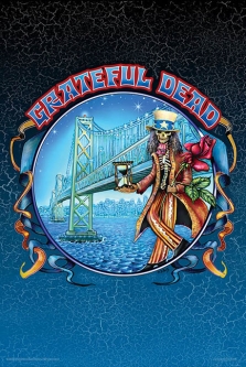 Grateful Dead Bay Bridge Poster