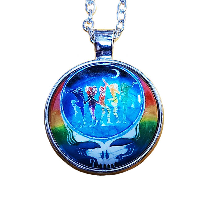 Grateful Dead Dance Your Face Necklace