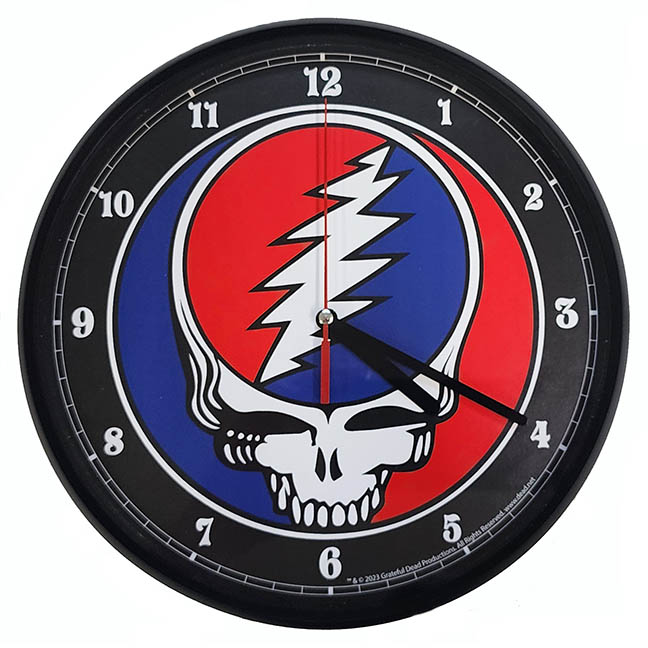 Grateful Dead Steal Your Face Clock