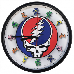 Grateful Dead Steal Your Face & Bears Clock