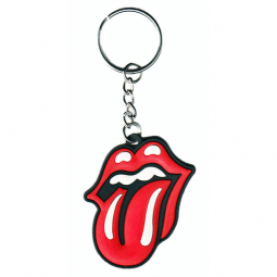 Rolling Stones Tongue Rubber Key Chain