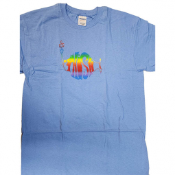 Phish Rainbow Logo Light Blue Shirt