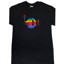 Phish Rainbow Logo Black Shirt