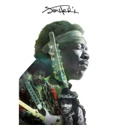 Jimi Hendrix Double Exposure Poster