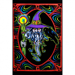 Wizard Black Light Poster