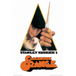 A Clockwork Orange Knife Poster