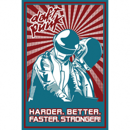 Daft Punk Harder Poster