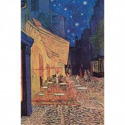 Vincent Van Gogh Café Terrace At Night Poster