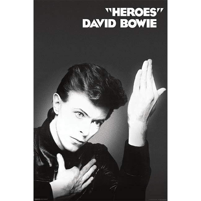 David Bowie Heroes Poster