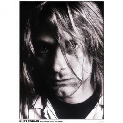 Kurt Cobain Japan 1992 Poster