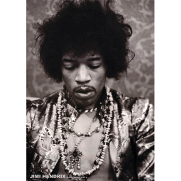 Jimi Hendrix Hollywood 1967 Poster