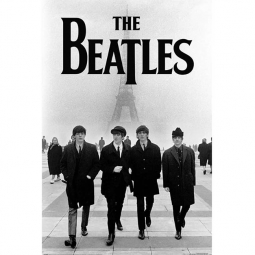 The Beatles Eiffel Tower Poster