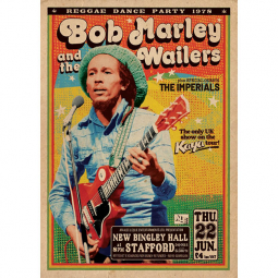 Bob Marley Bingley Hall 1978 Poster