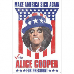 Alice Cooper For President Poster