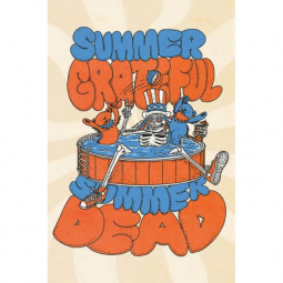 Grateful Dead Summer Dead Poster