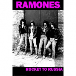 The Ramones Rocket To Russia Poster