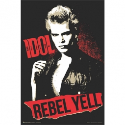 Billy Idol Rebel Yell Poster