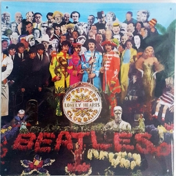 The Beatles Sgt. Peppers Album Cover Metal Sign
