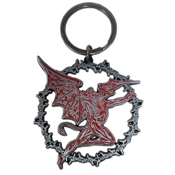 Black Sabbath Demon Logo Metal Key Chain