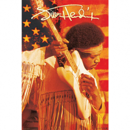Jimi Hendrix Flag Poster