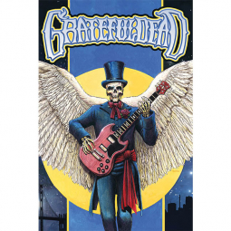 Grateful Dead Skeleton Guitar Poster