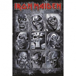 Iron Maiden Faces Of Eddie Poster