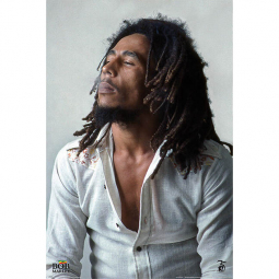 Bob Marley White Shirt Poster