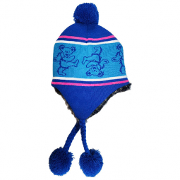 Grateful Dead Dancing Bears Blue Ski Hat