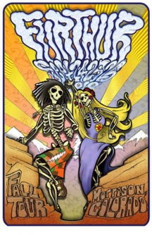 Grateful Dead Furthur Red Rocks 2010 Poster