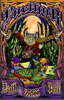 Grateful Dead Furthur 2011 Fall Tour Poster