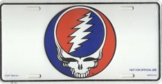 Grateful Dead Steal Your Face License Plate