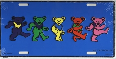 Grateful Dead Bears License Plate