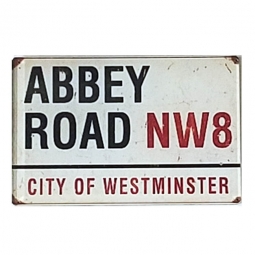 The Beatles Abbey Road Vintage Street Sign Acrylic Magnet