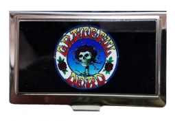 Grateful Dead Skull & Roses Business Card Case