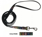 Grateful Dead Dancing Bears .5" Wide Pet Leash