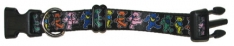 Grateful Dead Dancing Bears 1" Clip Collar Small 9-15"