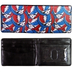 Grateful Dead SYF Stacked RWB Bi-Fold Wallet