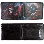 Grateful Dead Space Your Face/Skull & Roses Bi-fold Wallet